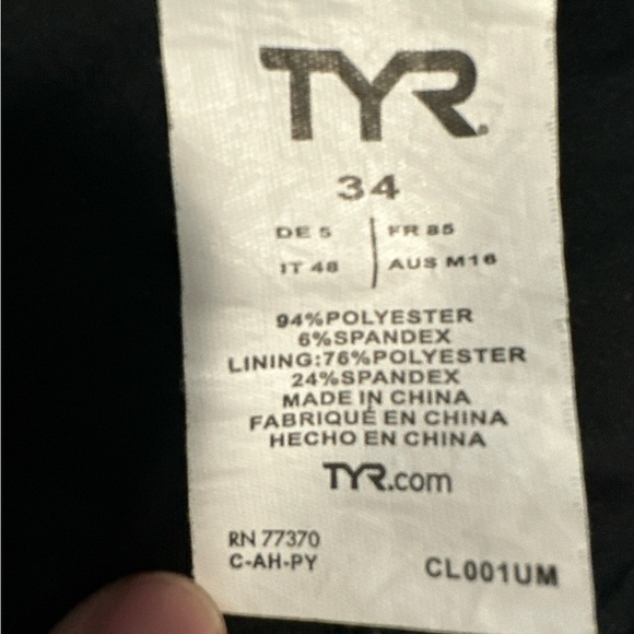 TYR Lightning Pattern Jammer Illume Swim Shorts - Picture 4 of 6